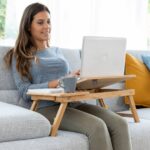 Zložljiva mizica iz bambusa Lapwood InnovaGoods